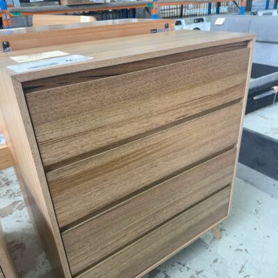 SAMPLE - VOGUE TASMANIAN OAK, SMOKE STAIN, TALLBOY, SOLD AS IS