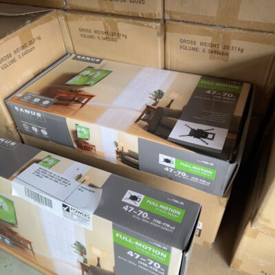 NEW SANUS F180C-B2, FULL MOTION TV WALL MOUNT, EXTENDS TO 38CM, SWIVEL 60 DEGREE, FITS MOST FLAT PANEL TV 47" TO 70", RRP$199