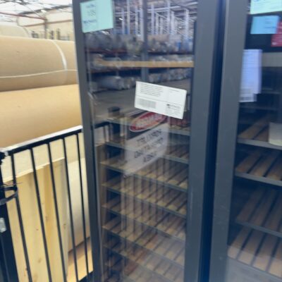 VINTEC PREMIUM 126 BOTTLE WINE CABINET WITH TELESCOPIC SHELVES, VWM198PBA-R, MULTI TEMP WITH LED DISPLAY, EXTRA WIDE CRADLES, DOUBLE GLAZE ANTI UV GLASS, HUMIDITY RECYCLING, WINTER FUNCTION, WITH 12 MONTH WARRANTY RRP$5790 VINTEC PREMIUM 126 BOTTLE WINE CABINET WITH TELESCOPIC SHELVES, VWM198PBA-R, MULTI TEMP WITH LED DISPLAY, EXTRA WIDE CRADLES, DOUBLE GLAZE ANTI UV GLASS, HUMIDITY RECYCLING, WINTER FUNCTION, WITH 12 MONTH WARRANTY RRP$5790