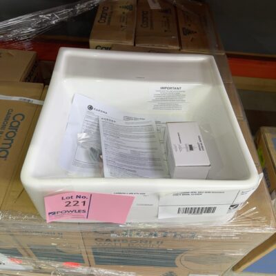 NEW CAROMA OPAL SOLE SEMI RECESSED VANITY BASIN, 631630W