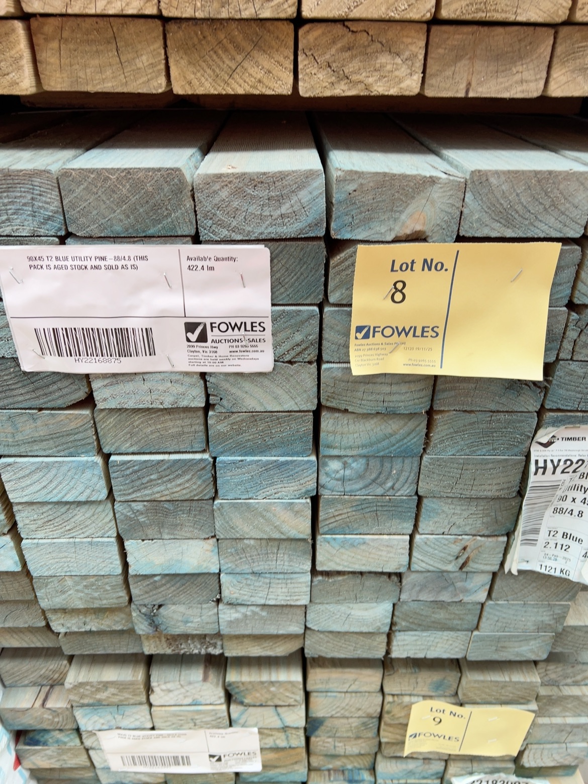 90X45 T2 BLUE UTILITY PINE-88/4.8 (THIS PACK IS AGED STOCK AND SOLD AS IS) 90X45 T2 BLUE UTILITY PINE-88/4.8 (THIS PACK IS AGED STOCK AND SOLD AS IS)