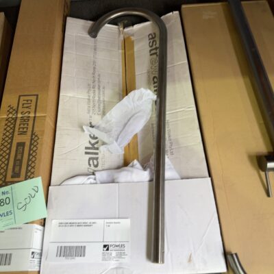 ICON FLOOR MOUNTED BATH SPOUT, ICE GREY, A67.07.XS.10 WITH 12 MONTH WARRANTY