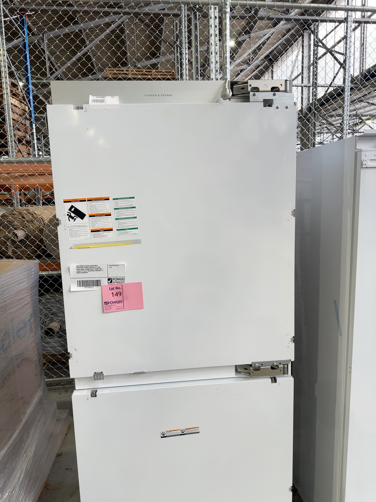 NEW FISHER & PAYKEL RS9120WRJI INTEGRATED FRIDGE FREEZER 477 LITRE, RIGHT HINGE, 2028MM HIGH X 906MM WIDE FLUSH FIT, FULLY ADJUSTABLE RRP$7999, 12 MONTH WARRANTY NEW FISHER & PAYKEL RS9120WRJI INTEGRATED FRIDGE FREEZER 477 LITRE, RIGHT HINGE, 2028MM HIGH X 906MM WIDE FLUSH FIT, FULLY ADJUSTABLE RRP$7999, 12 MONTH WARRANTY