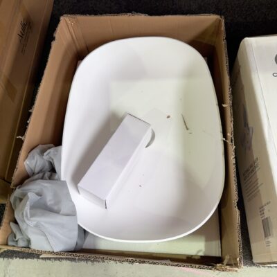 NEW SYNERGII SOLID SURFACE ABOVE COUNTER VANITY BOWL, SY75605