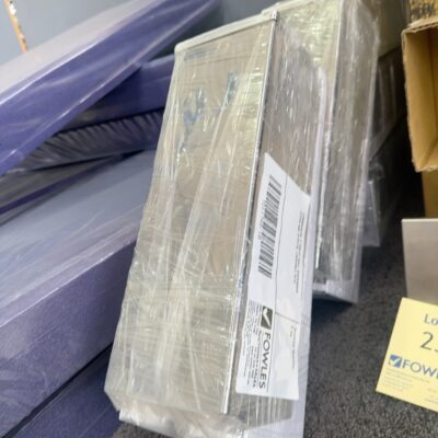 COMMERCIAL 3 TOILET ROLL DISPENSER, CLEAR ABS PLASTIC, LOCKABLE 4976