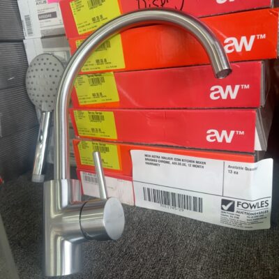 NEW ASTRA WALKER ICON KITCHEN MIXER BRUSHED CHROME, A69.08.06, 12 MONTH WARRANTY NEW ASTRA WALKER ICON KITCHEN MIXER BRUSHED CHROME, A69.08.06, 12 MONTH WARRANTY
