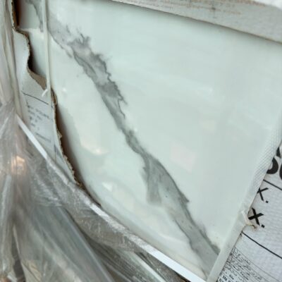 600X600 CELLINI BLANCO POLISHED TILES (30 BOXES OF 4 TILES)