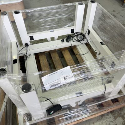 PALLET OF ELECTRIC DESK FRAMES, SOLD AS IS PALLET OF ELECTRIC DESK FRAMES, SOLD AS IS