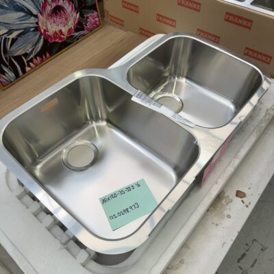 NEW FRANKE ARX 120-35/33 ARIANE DOUBLE UNDERMOUNT SINK WITH FRANKE WASTES 655/662/094 X 1 NEW FRANKE ARX 120-35/33 ARIANE DOUBLE UNDERMOUNT SINK WITH FRANKE WASTES 655/662/094 X 1