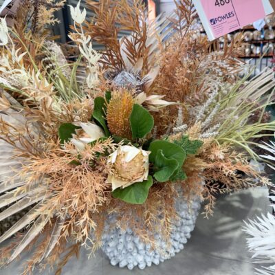 EX STAGING - FAUX FLOWER ARRANGEMENT, SOLD AS IS EX STAGING - FAUX FLOWER ARRANGEMENT, SOLD AS IS