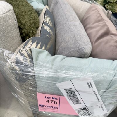 EX STAGING - LOT OF ASSORTED CUSHIONS, SOLD AS IS EX STAGING - LOT OF ASSORTED CUSHIONS, SOLD AS IS