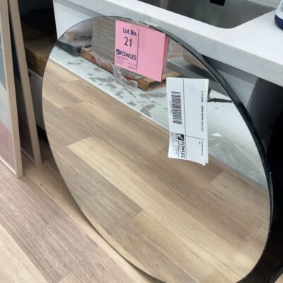 EX STAGING - ROUND MIRROR, SOLD AS IS EX STAGING - ROUND MIRROR, SOLD AS IS