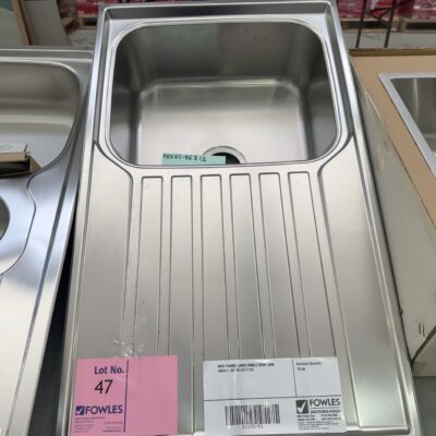 NEW FRANKE LARGE SINGLE BOWL SINK ASX611-86 101.0277.125 NEW FRANKE LARGE SINGLE BOWL SINK ASX611-86 101.0277.125