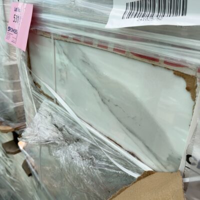 PALLET OF 600MM X 600MM CELLINI BLANCO POLISHED TILES (30 BOXES OF 4 TILES)