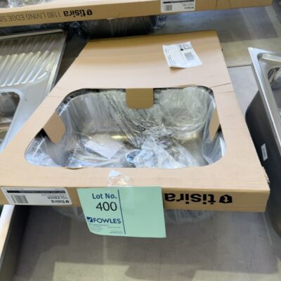 NEW TISIRA TSLE800R LIVING EDGE SINK, 800MM, SINGLE BOWL LEFT HAND SIDE, RIGHT HAND DRAINER, S/STEEL NEW TISIRA TSLE800R LIVING EDGE SINK, 800MM, SINGLE BOWL LEFT HAND SIDE, RIGHT HAND DRAINER, S/STEEL