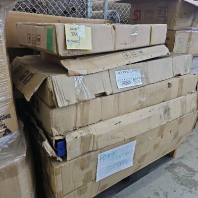 MIXED PALLET OF FLUORESCENT LIGHT TUBES AND ASSORTED INWALL CISTERNS, SOLD AS IS MIXED PALLET OF FLUORESCENT LIGHT TUBES AND ASSORTED INWALL CISTERNS, SOLD AS IS