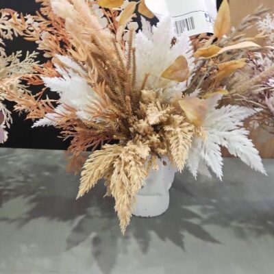 EX STAGING FAUX FLOWER ARRANGEMENT IN POT, SOLD AS IS EX STAGING FAUX FLOWER ARRANGEMENT IN POT, SOLD AS IS