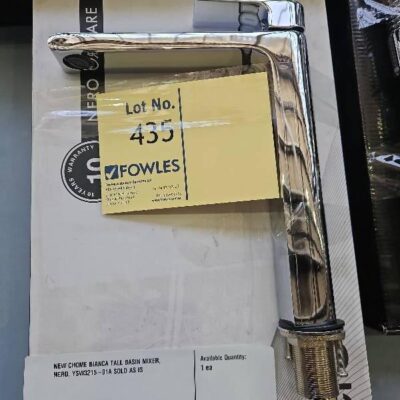 NEW CHOME BIANCA TALL BASIN MIXER, NERO, YSW3215-01A SOLD AS IS