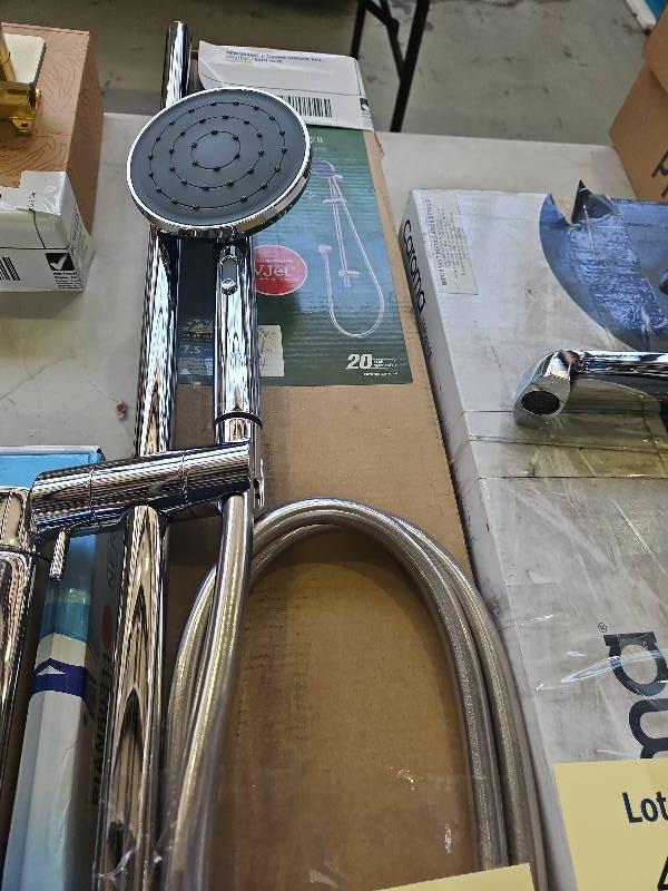 NEW URBANE II CHROME SHOWER RAIL, 99631C4E, SOLD AS IS NEW URBANE II CHROME SHOWER RAIL, 99631C4E, SOLD AS IS