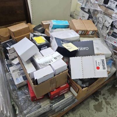 PALLET OF ASSORTED PLUMBING GOODS SOLD AS IS PALLET OF ASSORTED PLUMBING GOODS SOLD AS IS