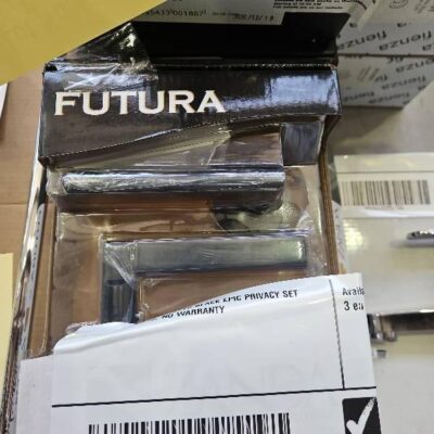 NEW ZANDA MATTE BLACK EPIC PRIVACY SET SOLD AS IS, NO WARRANTY NEW ZANDA MATTE BLACK EPIC PRIVACY SET SOLD AS IS, NO WARRANTY