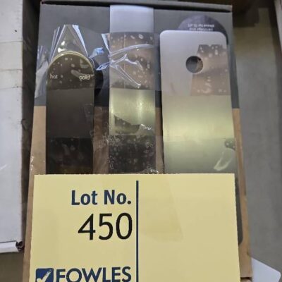 NEW PHOENIX MEKKO BRUSHED CARBON WALL BATH/ BASIN MISHED SOLD AS IS NEW PHOENIX MEKKO BRUSHED CARBON WALL BATH/ BASIN MISHED SOLD AS IS