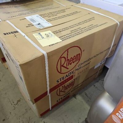 NEW RHEEM CONTINOUS FLOW NATURAL GAS WATER HEATER, 874627NF, SOLD AS IS, NO WARRANTY NEW RHEEM CONTINOUS FLOW NATURAL GAS WATER HEATER, 874627NF, SOLD AS IS, NO WARRANTY