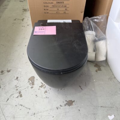 NEW FIENZA KOKO WALL FACED TOILET, MATTE BLACK, K002376MB-RT  12 MONTH WARRANTY
