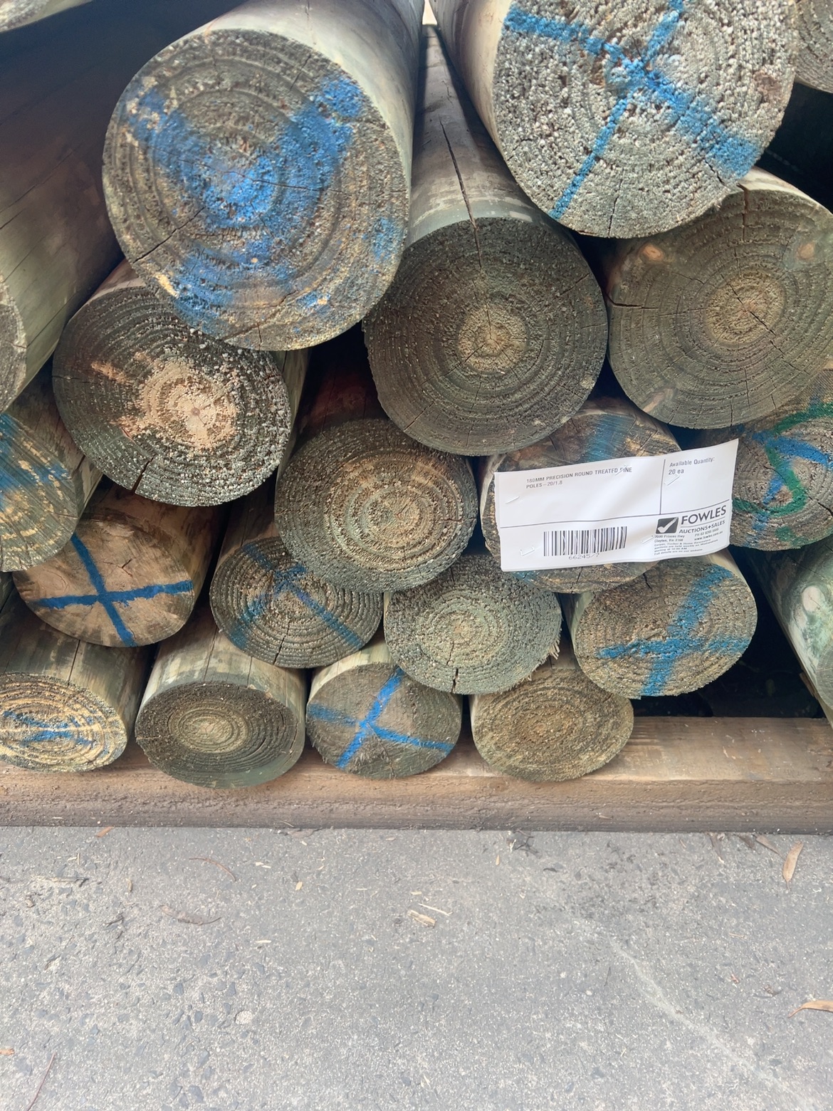 180MM PRECISION ROUND TREATED PINE POLES-20/1.8 180MM PRECISION ROUND TREATED PINE POLES-20/1.8