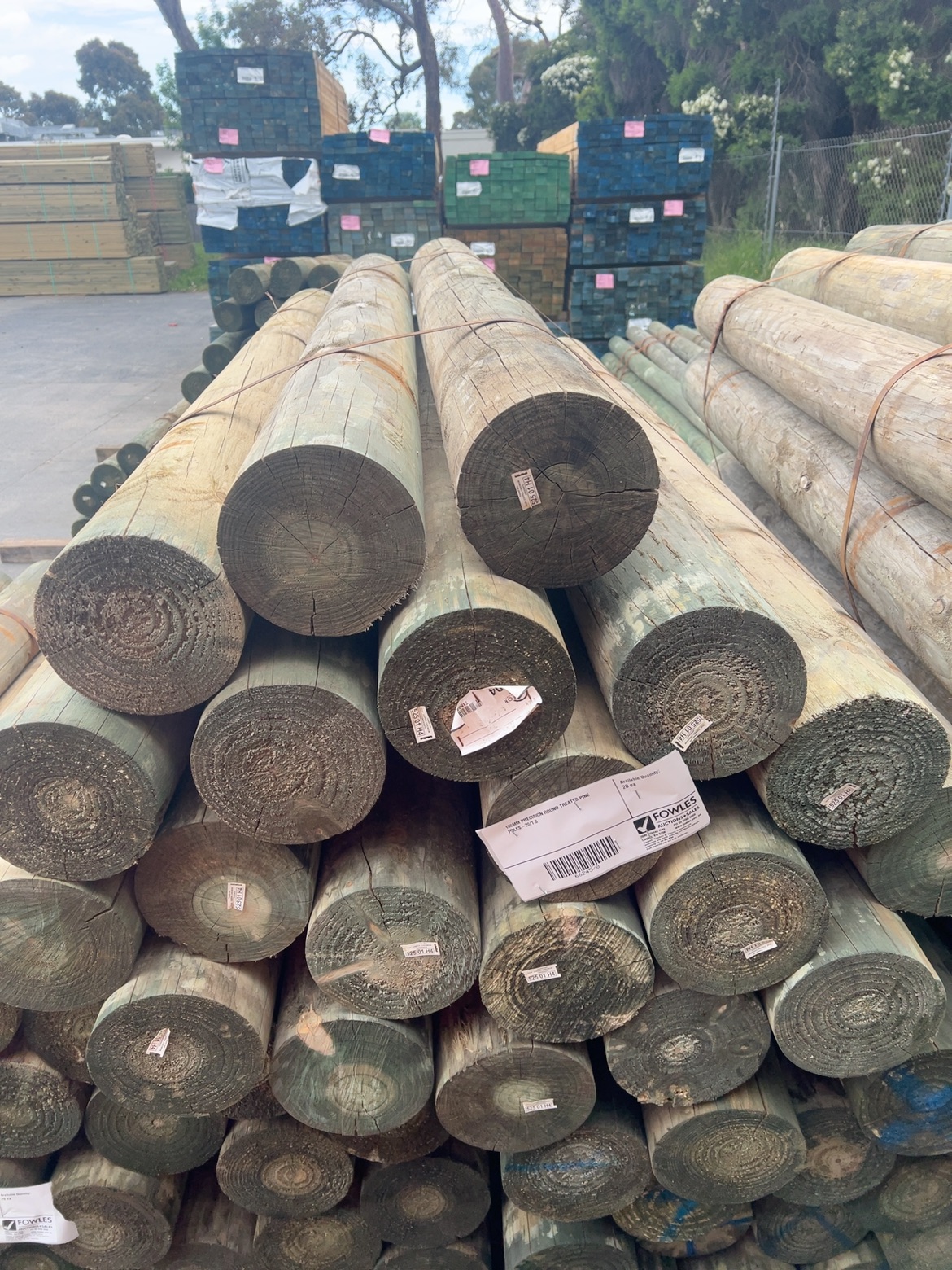180MM PRECISION ROUND TREATED PINE POLES-20/1.8 180MM PRECISION ROUND TREATED PINE POLES-20/1.8