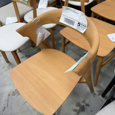 FURNITURE RETAILER CLOSURE - ETHNICRAFT BOK OAK DINING CHAIR SOLD AS IS FURNITURE RETAILER CLOSURE - ETHNICRAFT BOK OAK DINING CHAIR SOLD AS IS