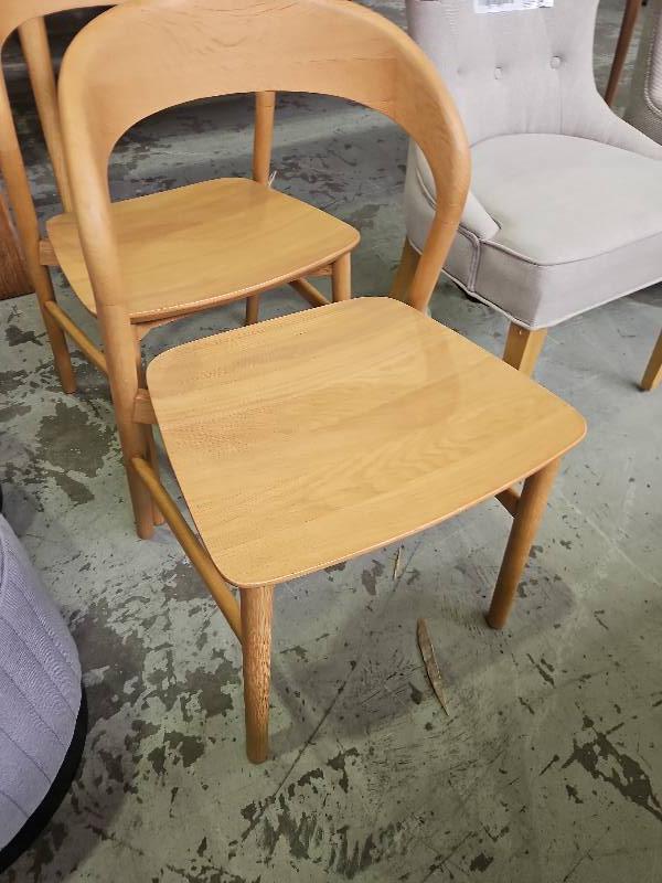 FURNITURE RETAILER CLOSURE - TEMPO OAK DINING CHAIR SOLD AS IS FURNITURE RETAILER CLOSURE - TEMPO OAK DINING CHAIR SOLD AS IS