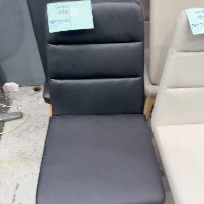 FURNITURE RETAILER CLOSURE - BLACK PU DINING CHAIR, SOLD AS IS FURNITURE RETAILER CLOSURE - BLACK PU DINING CHAIR, SOLD AS IS