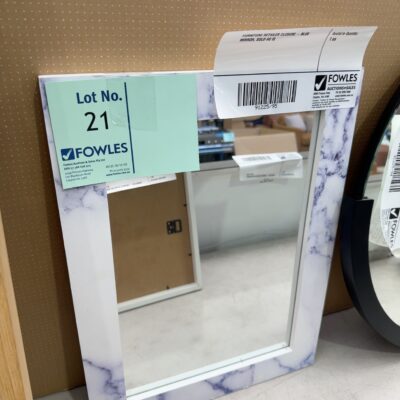 FURNITURE RETAILER CLOSURE - BLUE MIRROR, SOLD AS IS FURNITURE RETAILER CLOSURE - BLUE MIRROR, SOLD AS IS