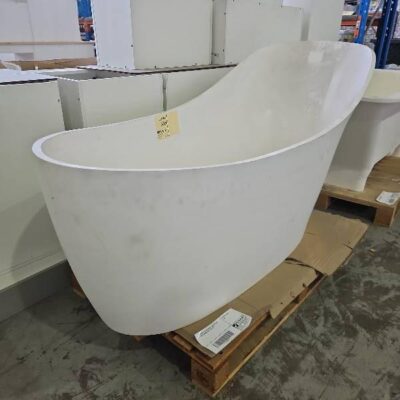 EX DISPLAY SOLID SURFACE 1690X750 CALM, FREESTANDING BATH, SOLD AS IS EX DISPLAY SOLID SURFACE 1690X750 CALM, FREESTANDING BATH, SOLD AS IS