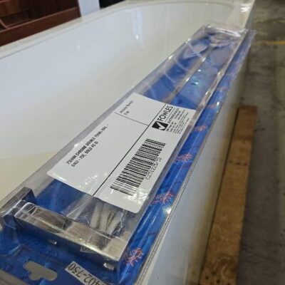 750MM CHROME DOUBLE TOWEL RAIL - 8402-750, SOLD AS IS