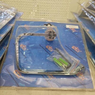 8311, CHROME TOILET ROLL HOLDER, SOLD AS IS