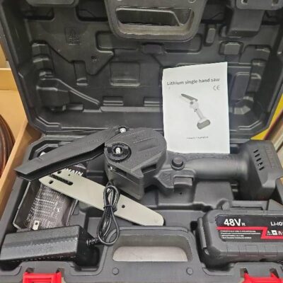 NEW LITHIUM SINGLE HAND SAW, NO WARRANTY, SOLD AS IS NEW LITHIUM SINGLE HAND SAW, NO WARRANTY, SOLD AS IS