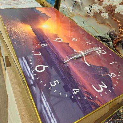 NEW RECTANGLE DECORATIVE WALL CLOCK. SOLD AS IS NEW RECTANGLE DECORATIVE WALL CLOCK. SOLD AS IS