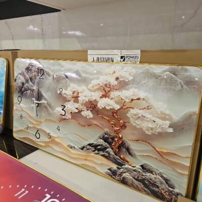 NEW RECTANGLE DECORATIVE WALL CLOCK. SOLD AS IS NEW RECTANGLE DECORATIVE WALL CLOCK. SOLD AS IS