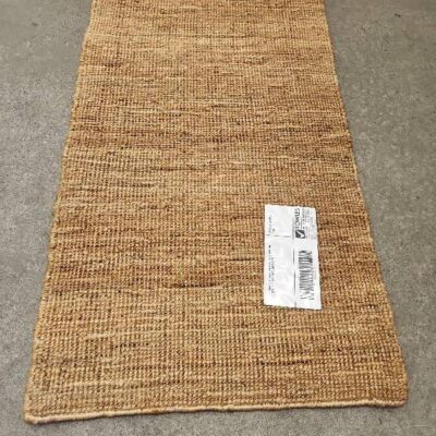 FURNITURE RETAILER CLOSURE -DUNE JUTE 60X100 FLOOR MAT, SOLD AS IS FURNITURE RETAILER CLOSURE -DUNE JUTE 60X100 FLOOR MAT, SOLD AS IS