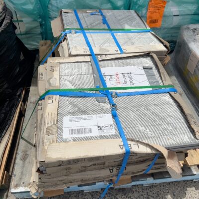PALLET OF GREY CONCRETE LOOK PORCELAIN PAVERS, 600MM X 600MM X 20MM, ANTI SLIP FINISH, NON-POROUS, STAIN RESISTANT, (12 CTNS - 2 PER BOX) PALLET OF GREY CONCRETE LOOK PORCELAIN PAVERS, 600MM X 600MM X 20MM, ANTI SLIP FINISH, NON-POROUS, STAIN RESISTANT, (12 CTNS - 2 PER BOX)