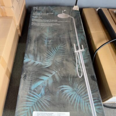 ABEY ALFRESCO OUTDOOR FREESTANDING SHOWER, ARCH RAIL & HAND SHOWER, RHS07-316 RRP$1129, 12 MONTH WARRANTY