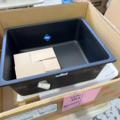NEW FRANKE KUBUS GRANITE SINGLE BOWL SINK 500MM ONYX KBG110-50-BONYX NEW FRANKE KUBUS GRANITE SINGLE BOWL SINK 500MM ONYX KBG110-50-BONYX