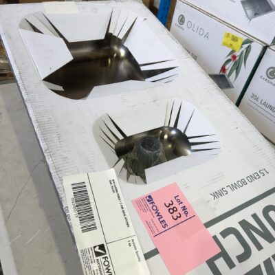 NEW CAROMA PUNCH 1.5 END BOWL KITCHEN SINK, PU1205 NEW CAROMA PUNCH 1.5 END BOWL KITCHEN SINK, PU1205