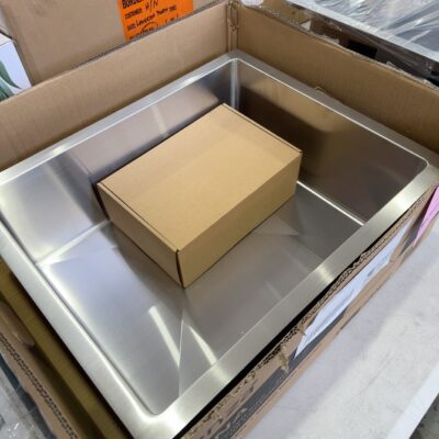 NEW FIENZA HANA 40 LITRE SINGLE KITCHEN SINK, S/STEEL 68402 RRP$475