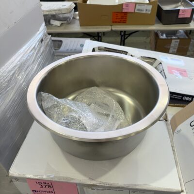 NEW ARGENT TEMPO 385MM ROUND S/STEEL BOWL, KS3045000