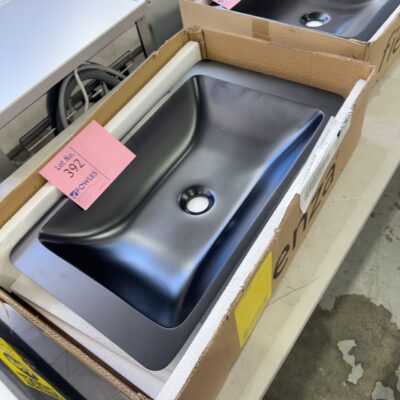 NEW CLASSIQUE MATTE BLACK STONE BASIN CSB03-MB NEW CLASSIQUE MATTE BLACK STONE BASIN CSB03-MB