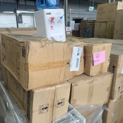 PALLET OF ASSORTED VANITY BASES & DRINK FOUNTAINS, SOLD AS IS