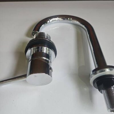 OTUS CHROME PIN LEVER 2 HOLE BASIN MIXER